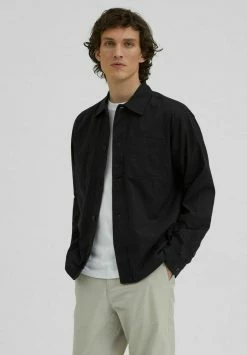 Le moins cher 🎉 Selected Homme Chemise - Black 🛒