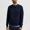 Remise 🎉 Selected Homme Pullover - Navy Blazer 🎁