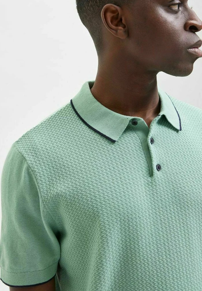 Meilleure affaire 😀 Selected Homme Polo - Granite Green 😀 4 Meilleure affaire 😀 Selected Homme Polo - Granite Green 😀 – Image 4