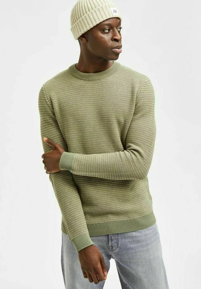 Vente flash 🎉 Selected Homme Pullover - Deep Lichen Green 🥰 3 Vente flash 🎉 Selected Homme Pullover - Deep Lichen Green 🥰 – Image 3