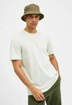 Meilleure affaire 🌟 Selected Homme SLHNORMAN - T-shirt Imprimé - Light Blue ✔️ -Selected Homme Soldes Boutique 51bc9bc9906a4467b48dfab73e049421