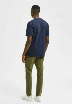 Promo 😀 Selected Homme RUNDHALS - T-shirt Basique - Sky Captain 👍 -Selected Homme Soldes Boutique 51be0b19f55044a7a87e5e7efe83491a