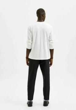 Acheter 🛒 Selected Homme T-shirt à Manches Longues - Bright White ✔️ -Selected Homme Soldes Boutique 532e4018b4d449b6b1aee14e75486adf
