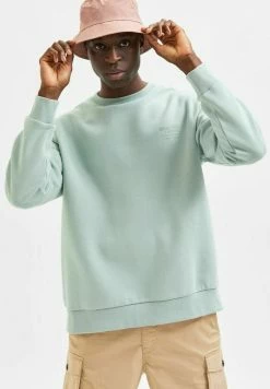 Sortie 🔔 Selected Homme RUNDHALS - Pullover - Granite Green 😀 -Selected Homme Soldes Boutique 53edd8fb43b6497aa0a17382ef366121