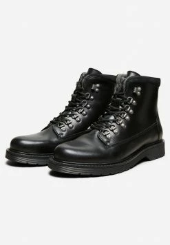 Acheter ❤️ Selected Homme Bottines à Lacets - Black 🛒 -Selected Homme Soldes Boutique 541bf327ac1b4a92a6b5b91089844019