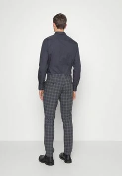 Vente flash 😀 Selected Homme SLHMYLOLOGAN CHECK SUIT - Costume - Dark Grey/blue 💯 -Selected Homme Soldes Boutique 54f3c2029e4a436cbfe710837ed611b7