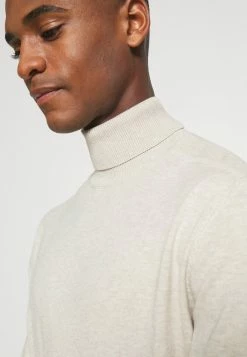 Le moins cher ❤️ Selected Homme SLHBERG ROLL NECK - Pullover - Oatmeal Melange 🧨 -Selected Homme Soldes Boutique 562815777915462aa48e0c052f626abc