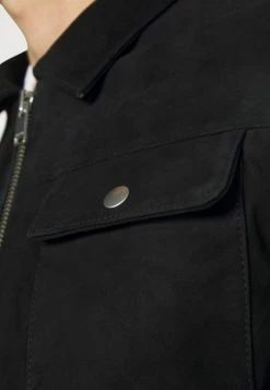 Bon marché 💯 Selected Homme SLHICONIC - Veste En Cuir - Black 😉 -Selected Homme Soldes Boutique 56a4f1cf5e7e46acb52d9c0ec9bd072c