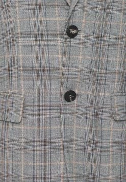 Grosses soldes ⭐ Selected Homme SLHSLIM MYLOLOGAN SUIT - Costume - Light Gray/multi 😀 -Selected Homme Soldes Boutique 56c39bc337344f9cbb9e1661d3fd7931