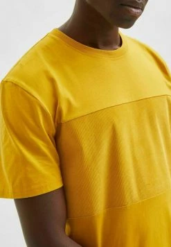 Top 10 👏 Selected Homme RUNDHALS - T-shirt Basique - Honey 🎉 -Selected Homme Soldes Boutique 5c951a7933be42a4b1b9d1f9b0719218