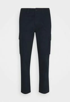 Offres 🧨 Selected Homme SLHLOOSETAPERED AIDEN PANTS - Pantalon Cargo - Dark Sapphire 🛒