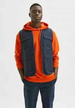 Offres 😀 Selected Homme TAKTISCHE - Veste Sans Manches - Sky Captain 😀