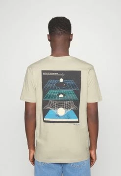 Offres 🤩 Selected Homme RELAXLANCE TEE - T-shirt Imprimé - Oatmeal 💯 -Selected Homme Soldes Boutique 5ec65e2a9e76424382761947a012f9ac