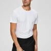 Acheter ⌛ Selected Homme T-shirt Basique - Bright White 🧨