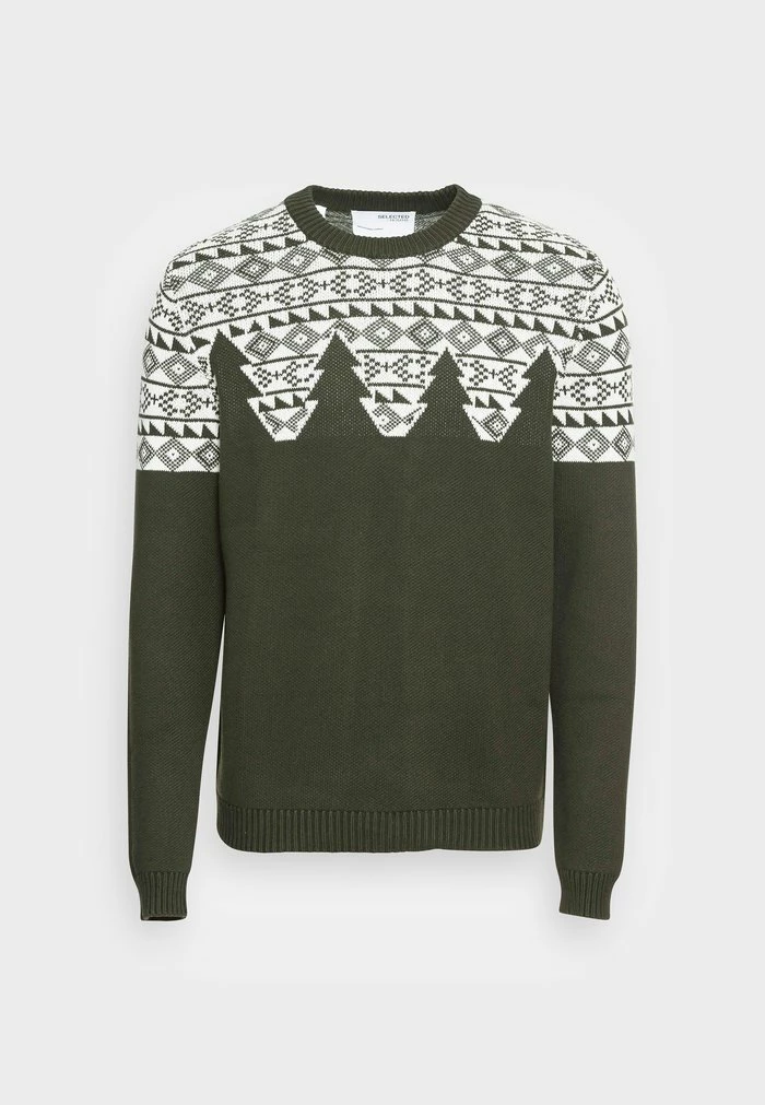 Vente flash 🌟 Selected Homme SLHSNOWDEN CREW NECK - Pullover - Rosin Egret 😍 4 Vente flash 🌟 Selected Homme SLHSNOWDEN CREW NECK - Pullover - Rosin Egret 😍 – Image 4