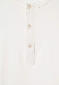 Meilleure affaire ❤️ Selected Homme SLHBAKER SPLIT NECK TEE - T-shirt à Manches Longues - Egret 😀 -Selected Homme Soldes Boutique 5fd7d684e5414cb09a2e9d3849cf571a