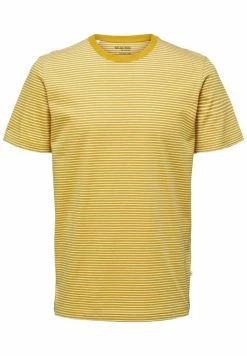 Remise 🔥 Selected Homme SLHNORMAN - T-shirt Imprimé - Golden Spice 🔔 -Selected Homme Soldes Boutique 61ec7677adbb476c86b046b561f3f2e8