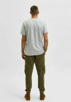 Nouveau 👍 Selected Homme BESTICKTER - T-shirt Basique - Grey Melange 🌟 -Selected Homme Soldes Boutique 62cbd97c657c4d6e866015cc178d6862