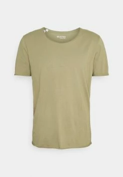 Grosses soldes 🥰 Selected Homme SLHWYATT O NECK TEE - T-shirt Basique - Aloe ✔️ -Selected Homme Soldes Boutique 651b5b83823f4a95ad28086887ee2a18