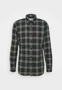 Meilleur prix ❤️ Selected Homme SLHSLIMTRENT 👕 SHIRT CHECK - Chemise - Dark Blue 🧨 -Selected Homme Soldes Boutique 65b96a14e7d64922a771c8bc59feedb8