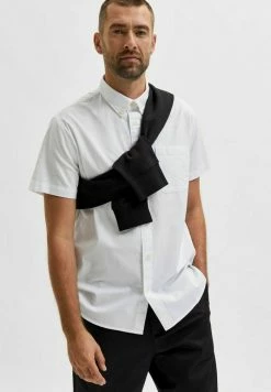 Coupon ✔️ Selected Homme KURZÄRMELIGES - Chemise - White ✨