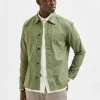Meilleure affaire ✔️ Selected Homme Chemise - Olivine 😀