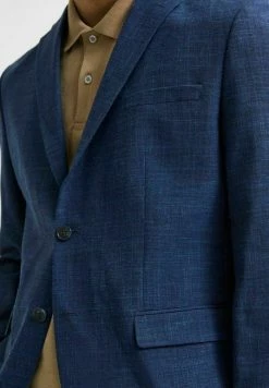 Remise ✔️ Selected Homme Blazer - Estate Blue 🔥 -Selected Homme Soldes Boutique 681c3df3e8894585b7227bbcbf91fe4b