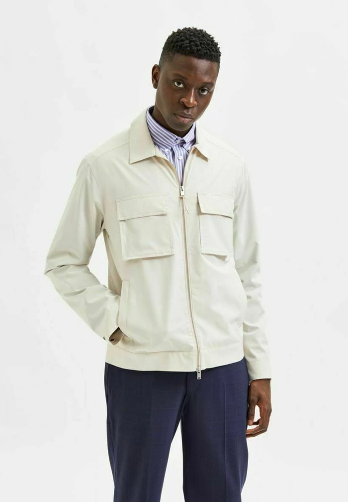 Vente flash ⌛ Selected Homme Veste Légère - Oatmeal ✨ 4 Vente flash ⌛ Selected Homme Veste Légère - Oatmeal ✨ – Image 4