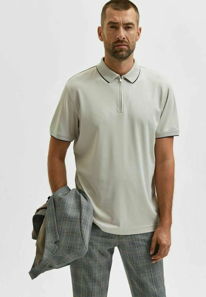 Budget đ Selected Homme Polo - Moonstruck â 1 Budget đ Selected Homme Polo - Moonstruck â