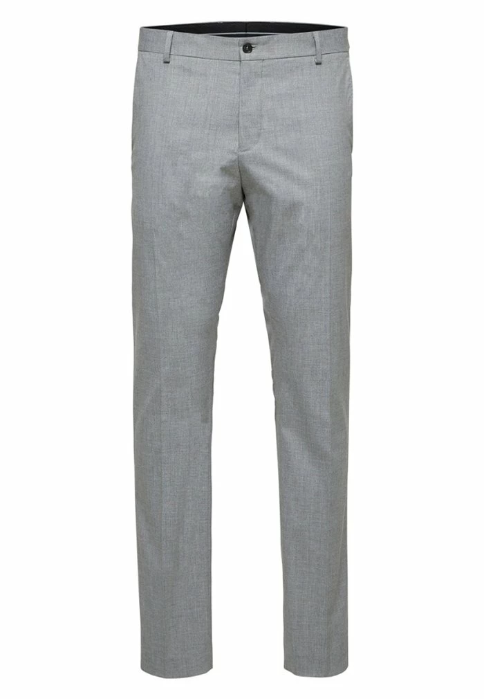 Offres 👍 Selected Homme Pantalon De Costume - Light Grey Melange 😀 5 Offres 👍 Selected Homme Pantalon De Costume - Light Grey Melange 😀 – Image 5