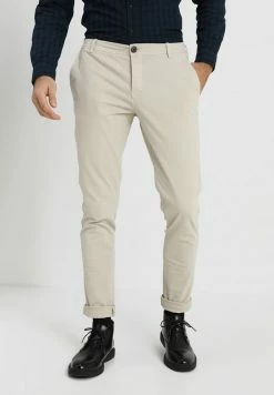 Grosses soldes 🔔 Selected Homme SLHSKINNY LUCA - Chino - Silver Lining 🤩