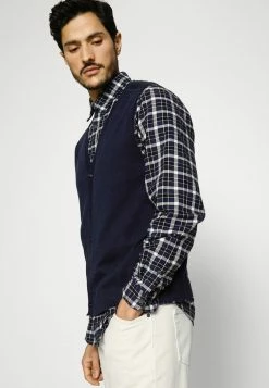 Meilleure vente 🔔 Selected Homme SLHBERG BUTTON WAISTCOAT - Veste Sans Manches - Navy Blazer 🧨 -Selected Homme Soldes Boutique 696fabd0bda944c5b4c912a2f54ccc35