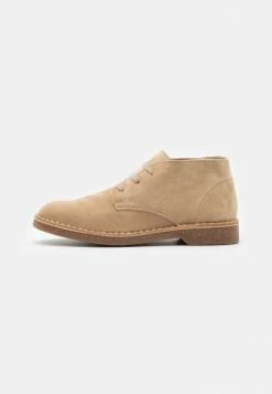 Bon marché 🌟 Selected Homme SLHRIGA DESERT BOOT - Bottines à Lacets - Sand 👍