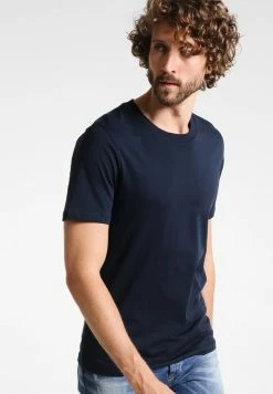 De gros 🔔 Selected Homme SHDTHEPERFECT - T-shirt Basique - Dark Sapphire 🔥