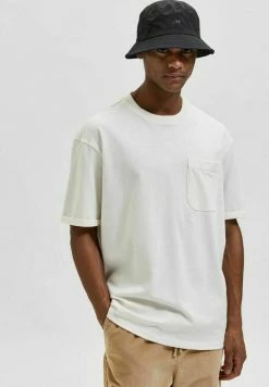 Grosses soldes ⭐ Selected Homme T-shirt Basique - Egret ✔️ -Selected Homme Soldes Boutique 6b238939b469425ba9bdb0ce01bbcea8