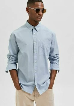 Vente flash ⭐ Selected Homme Chemise - Blue Fog 🤩 -Selected Homme Soldes Boutique 6d3564bb3f064c3d8df047290ab7a0fd