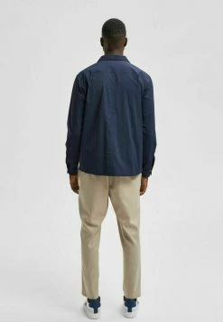 Meilleur prix 🥰 Selected Homme LANGARM - Chemise - Dark Sapphire 🥰 -Selected Homme Soldes Boutique 6e34ea46bc244ba883bf344fb3b24259