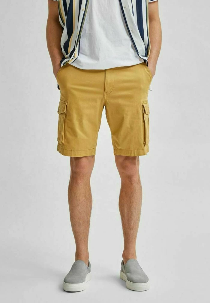 Nouveau 🤩 Selected Homme Short - Mustard Gold 🎁 1 Nouveau 🤩 Selected Homme Short - Mustard Gold 🎁