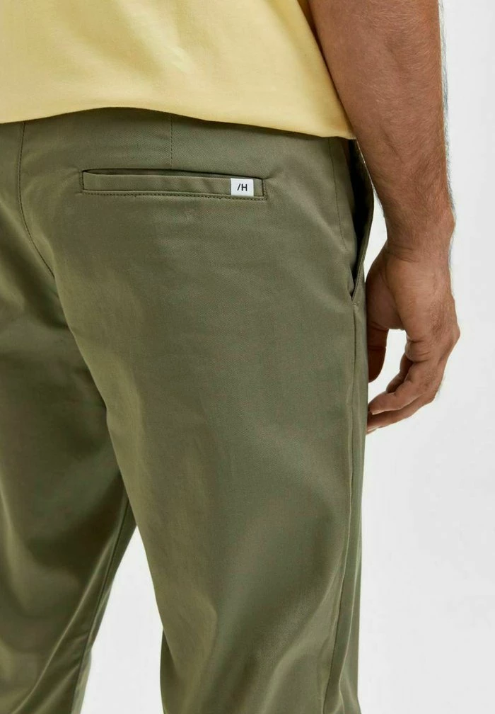 Grosses soldes ✔️ Selected Homme SLHSTRAIGHT FLEX - Chino - Deep Lichen Green 🤩 4 Grosses soldes ✔️ Selected Homme SLHSTRAIGHT FLEX - Chino - Deep Lichen Green 🤩 – Image 4