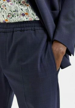 Meilleur prix 😍 Selected Homme COMFORT FIT - Pantalon Classique - Dark Navy 👍 -Selected Homme Soldes Boutique 722dc2a39bb745bbb820bd1290e6d753