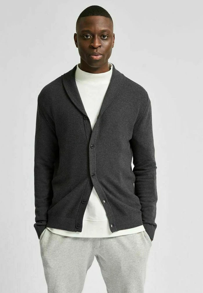 Budget 🔔 Selected Homme Gilet - Antracit 🤩 1 Budget 🔔 Selected Homme Gilet - Antracit 🤩