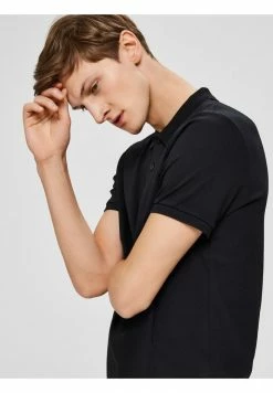 Vente flash 🌟 Selected Homme Polo - Black 🌟 -Selected Homme Soldes Boutique 7331bd4d40f740d69e26b25afd8f1175