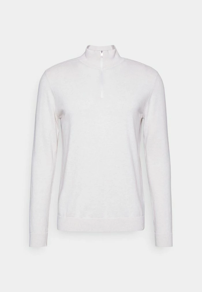 Top 10 🤩 Selected Homme SLHBERG HALF ZIP - Pullover - Egret/melange 🤩 4 Top 10 🤩 Selected Homme SLHBERG HALF ZIP - Pullover - Egret/melange 🤩 – Image 4