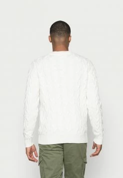 Vente flash 🧨 Selected Homme SLHRABI CABLE CREW NECK - Pullover - Jet Stream 💯 -Selected Homme Soldes Boutique 750a7d154efd41e08fe4efa813c21b10