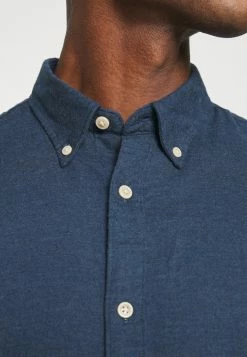 Offres 🌟 Selected Homme SLHSLIMFLANNEL - Chemise - Dark Sapphire Melange 🔔 -Selected Homme Soldes Boutique 77915934b3574572b07e5b5bf8282649