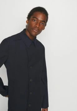 Le moins cher 🌟 Selected Homme SLHDRAPER 🧥 COAT - Manteau Court - Sky Captain 🎁 -Selected Homme Soldes Boutique 79c14ef242714e85944235fd8078d357