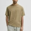 Vente flash 🛒 Selected Homme T-shirt Basique - Aloe 🧨