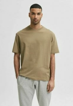 Vente flash 🛒 Selected Homme T-shirt Basique - Aloe 🧨