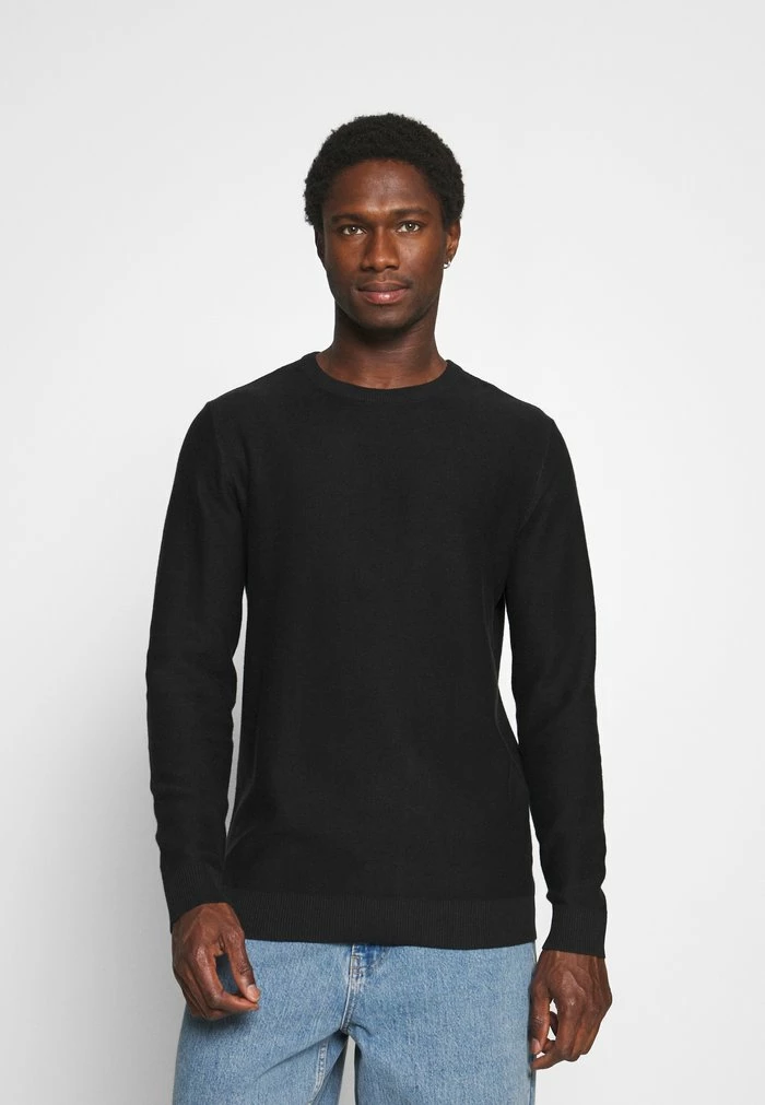 Grosses soldes 🔥 Selected Homme SLHBRENT CREW NECK - Pullover - Black 😀 1 Grosses soldes 🔥 Selected Homme SLHBRENT CREW NECK - Pullover - Black 😀