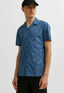 Meilleure affaire 🔔 Selected Homme Chemise - Dark Blue 🧨 -Selected Homme Soldes Boutique 7db7ee25573c4f448eda07a9cab9acea